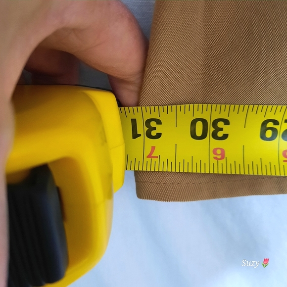 MNG Button Down, Beige A-Line Skirt - Picture 7 of 7